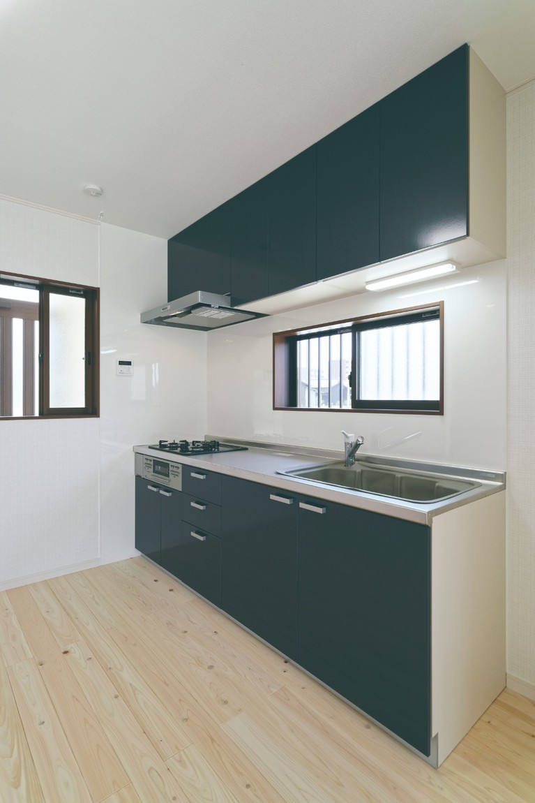 シンプルで掃除しやすいキッチン