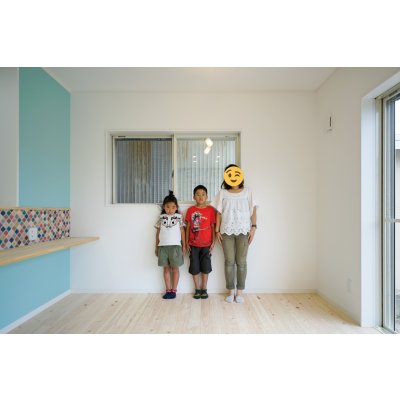 こども達が大きくなった時のために、やっぱり部屋が必要でした。