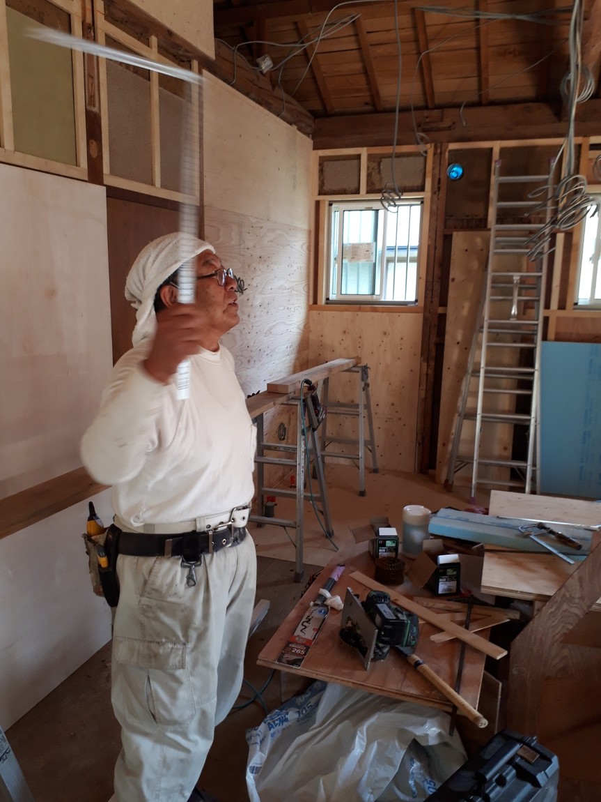 経験豊富な大工さん♪