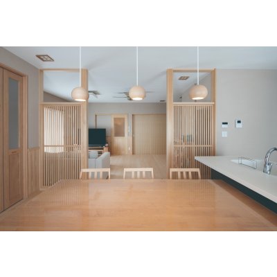 開放感のあるダイニング