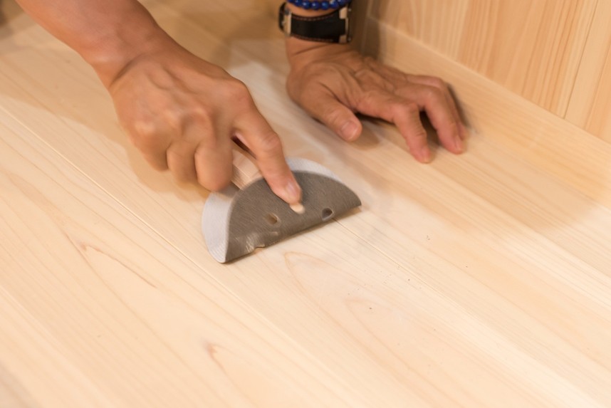 ペーパーでメンテナンスして･･･