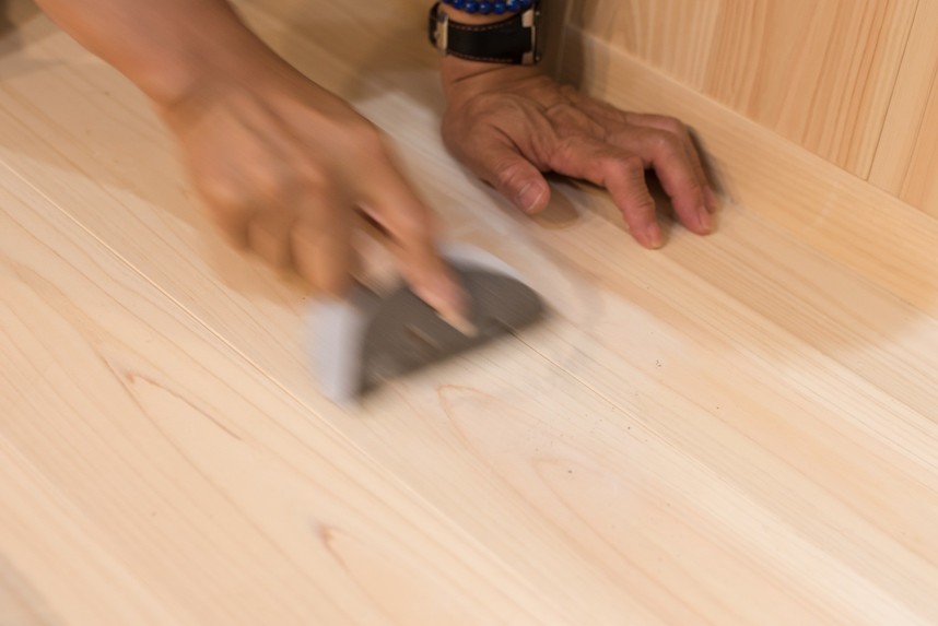 ほ〜ら、だんだんキレイに。