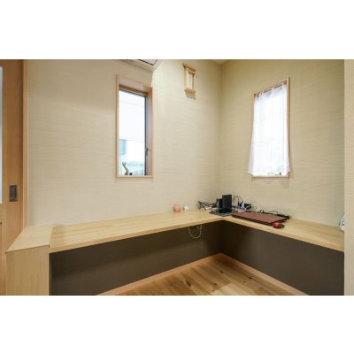 さっと広げて　さっと寄せる　PCスペース（旦那様編）