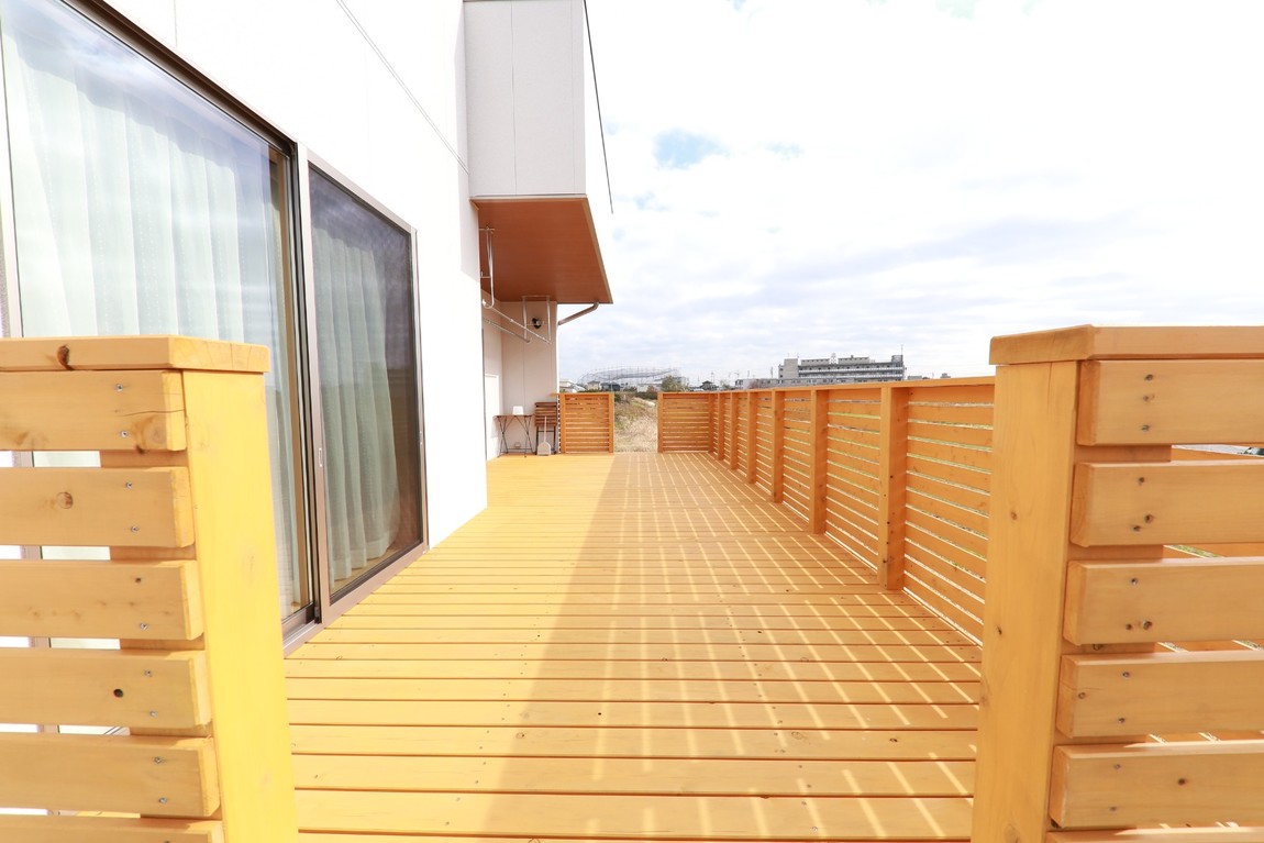 本物のTHE ウッドデッキ