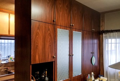 リフォーム前：しっかりした手作りの収納